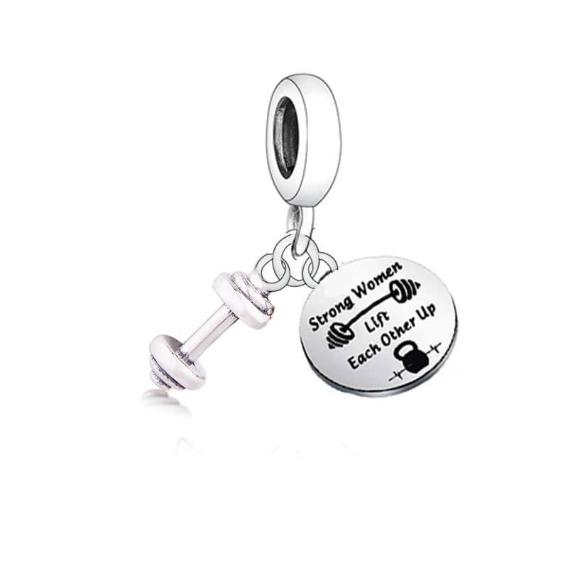 &quot;Strong Woman Lift Each Other Up&quot; Dangle Charm