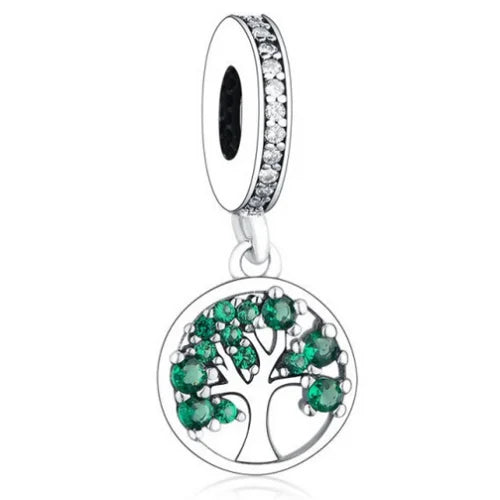 Tree of Life Dangle Charm | CZ