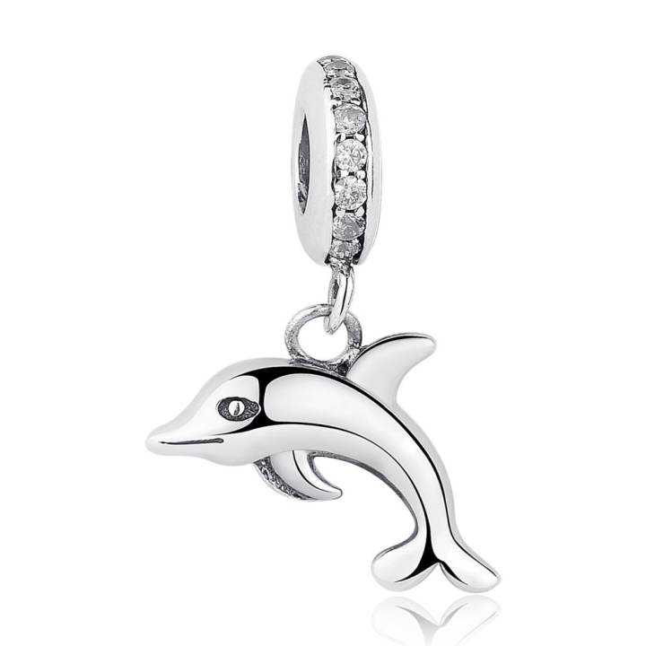 Dolphin Dangle Charm | CZ