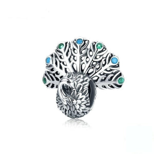 Pandora Compatible 925 sterling silver Peacock Charm From CharmSA Image 1