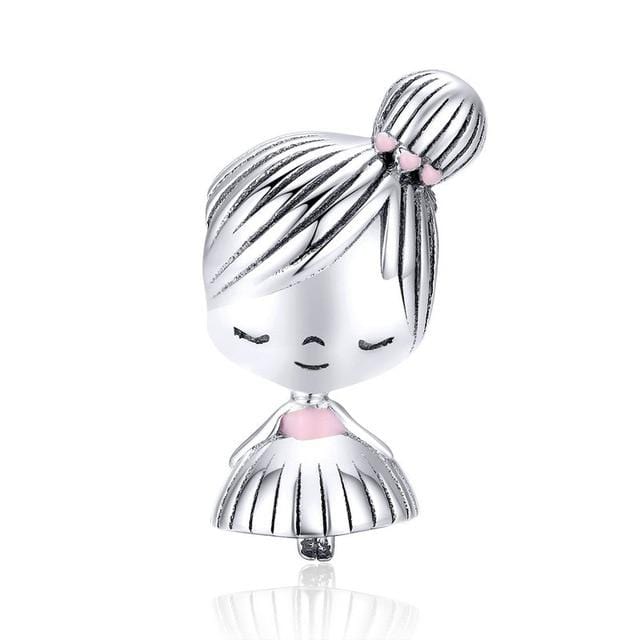 Pandora Compatible 925 sterling silver Girl Charm From CharmSA Image 1