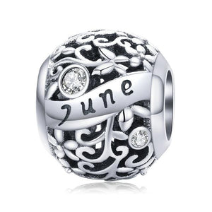 Pandora Compatible 925 sterling silver Birthstone Month Charms From CharmSA Image 4