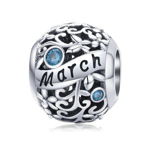 Pandora Compatible 925 sterling silver Birthstone Month Charms From CharmSA Image 3