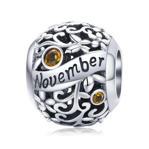 Pandora Compatible 925 sterling silver Birthstone Month Charms From CharmSA Image 6