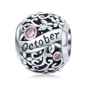 Pandora Compatible 925 sterling silver Birthstone Month Charms From CharmSA Image 2