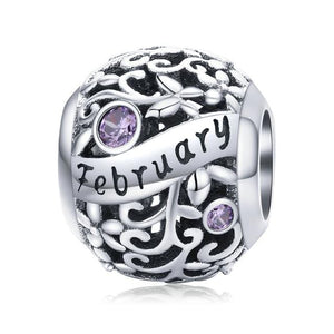 Pandora Compatible 925 sterling silver Birthstone Month Charms From CharmSA Image 11