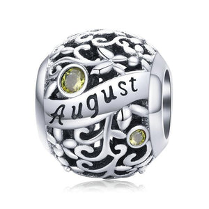 Pandora Compatible 925 sterling silver Birthstone Month Charms From CharmSA Image 12
