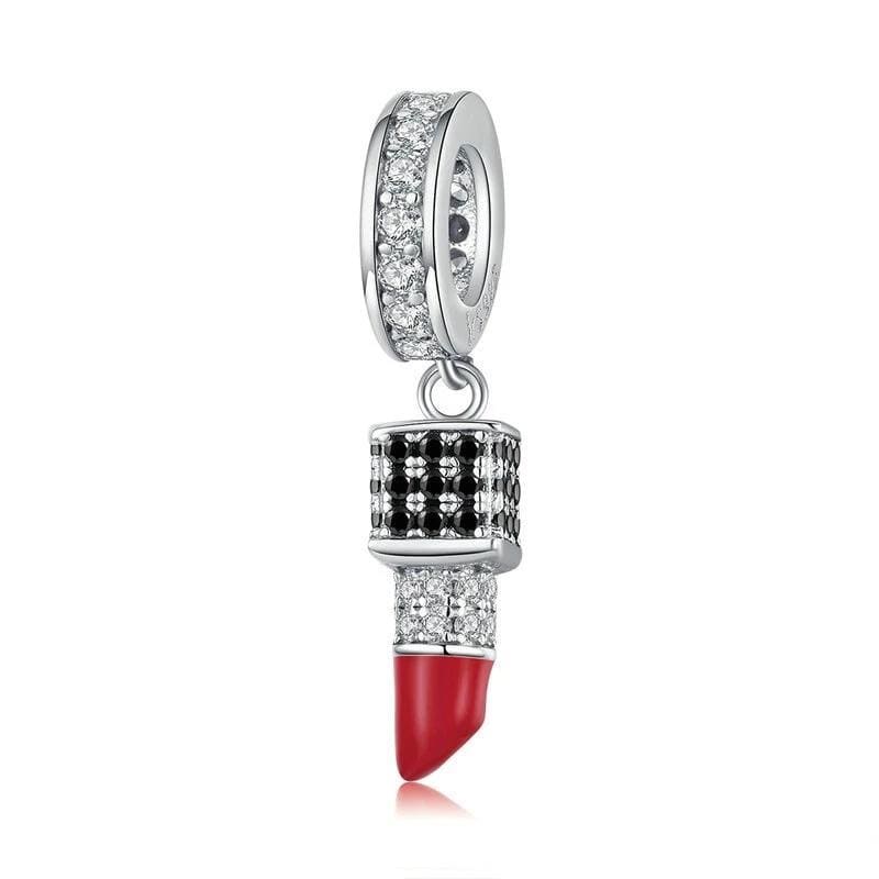 Pandora Compatible 925 sterling silver Lipstick Charm From CharmSA Image 1