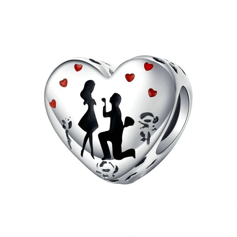 Pandora Compatible 925 sterling silver Marry Me Heart Charm From CharmSA Image 1