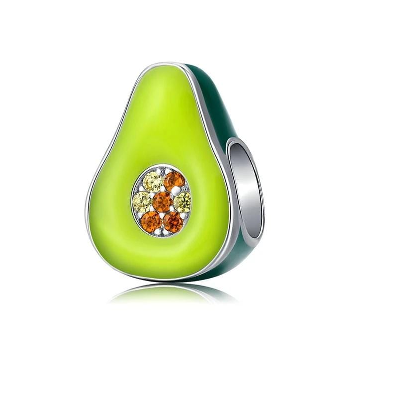 Pandora Compatible 925 sterling silver Avocado Fruit Charm From CharmSA Image 1