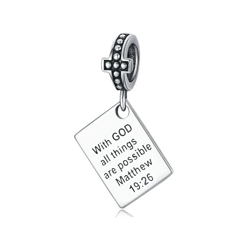 Pandora Compatible 925 sterling silver Bible Matthew Charm From CharmSA Image 1