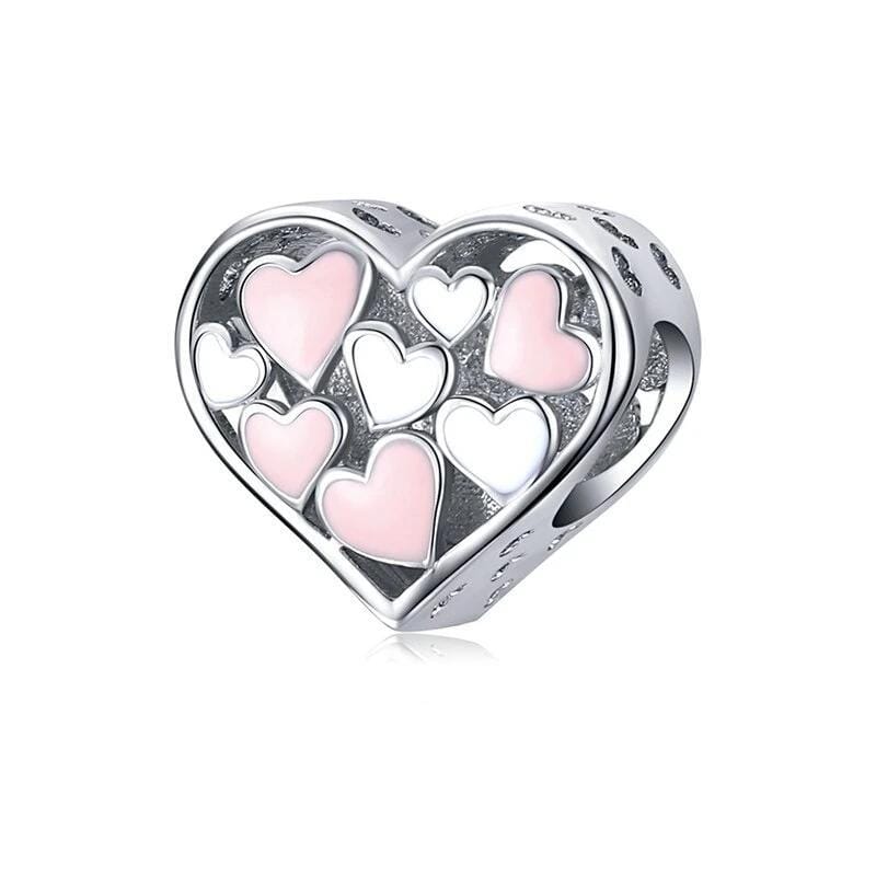 Pandora Compatible 925 sterling silver Heart Charm From CharmSA Image 1