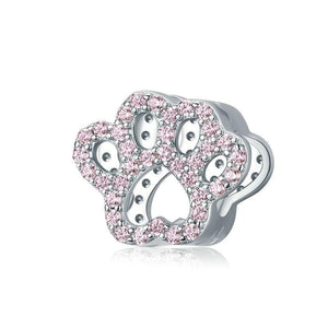 Pandora Compatible 925 sterling silver Cat Paw Footprint Charm From CharmSA Image 1