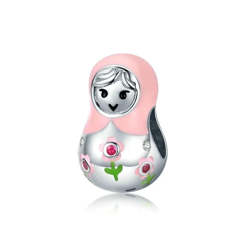 Pandora Compatible 925 sterling silver Russian Dolls Charm From CharmSA Image 1