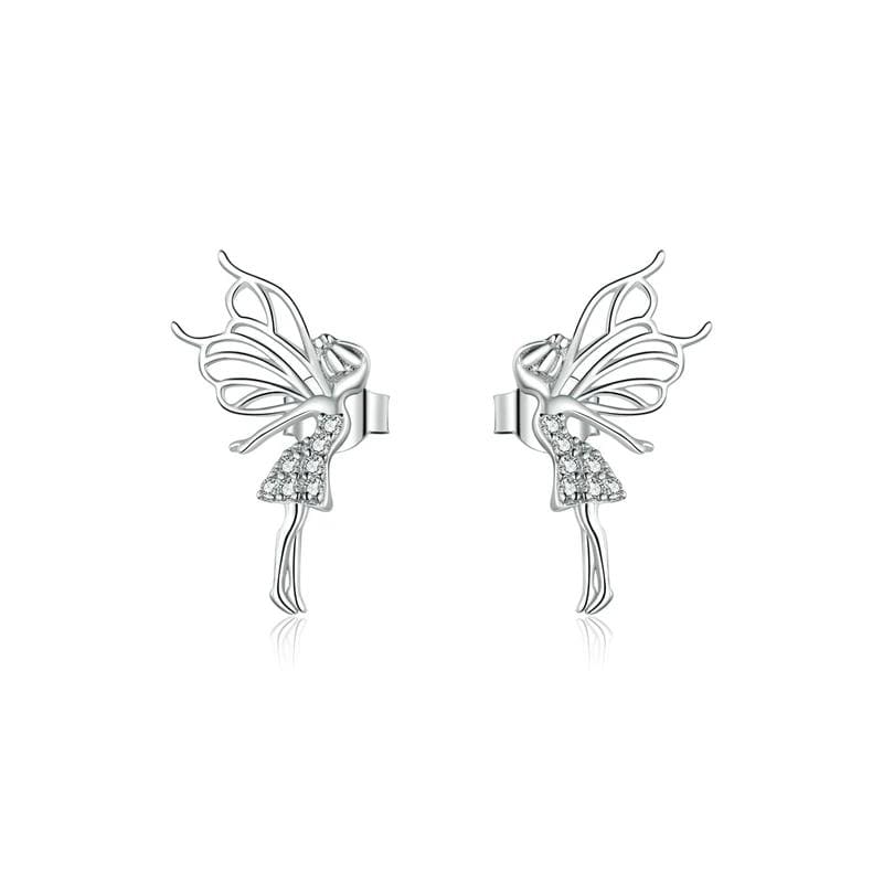 Dancing Fairy with Wings Earrings From CharmSA Image 1