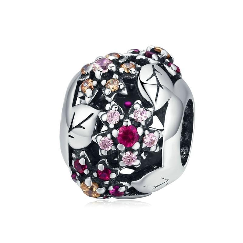 Pandora Compatible 925 sterling silver Cherry Blossom Flower Charm From CharmSA Image 1