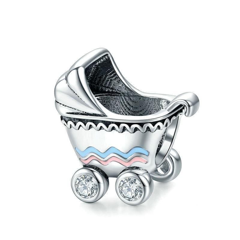 Baby Carriage Charm | CZ EN