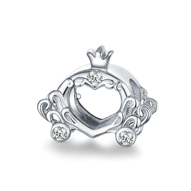 Wedding Day Pumpkin Carriage Charm | CZ