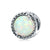 Baroque Opal Round Charm