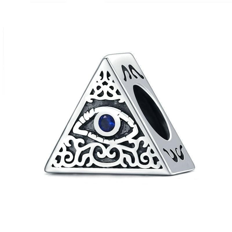 Eye Of Horus Pyramid Charm | CZ