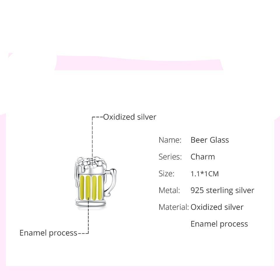 "Lekker Man" Beer Glass Charm | EN