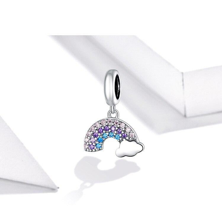 Rainbow Dangle Charm | CZ