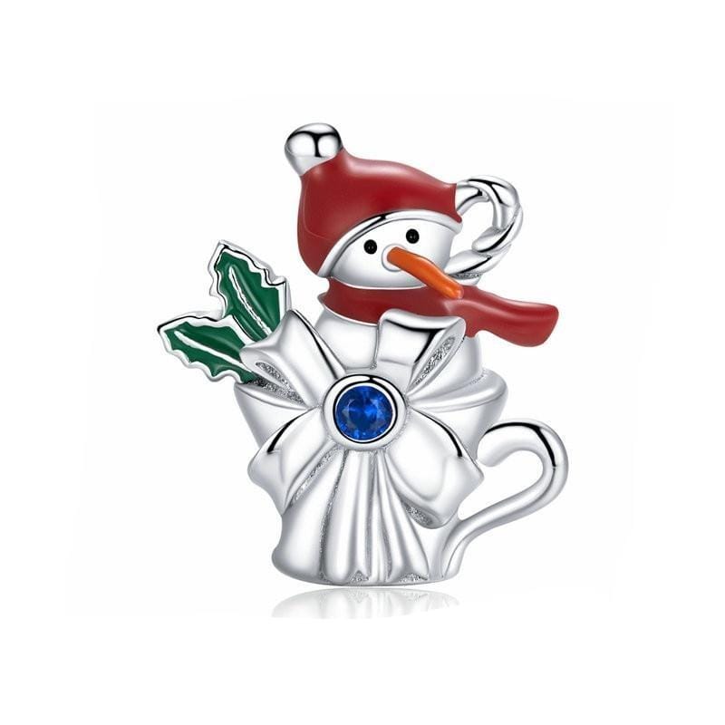 Snowman In A Cup Charm | CZ EN