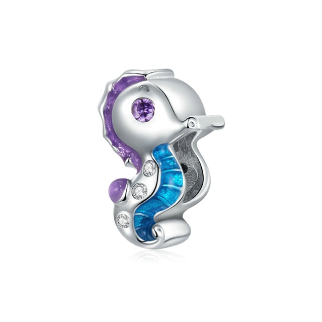 Baby Seahorse Charm | CZ EN