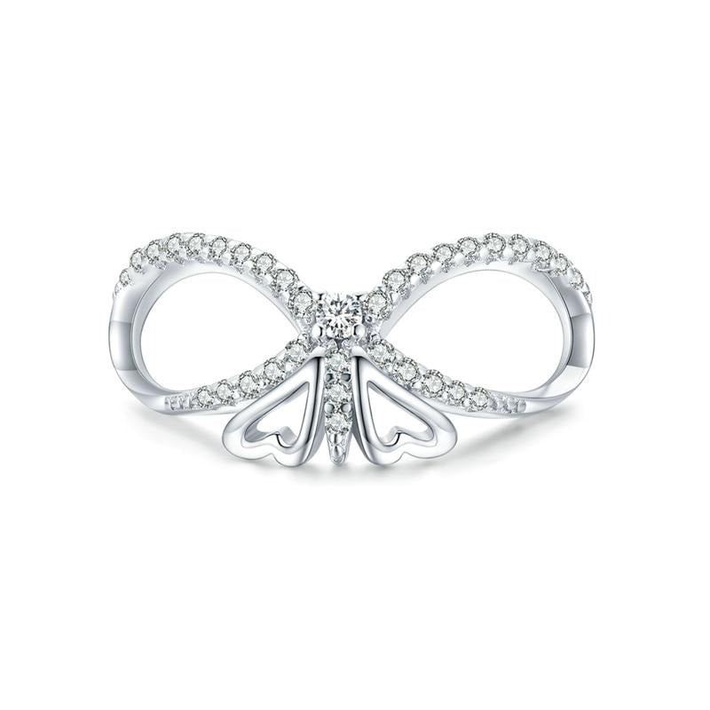 Infinity Butterfly Charm | CZ