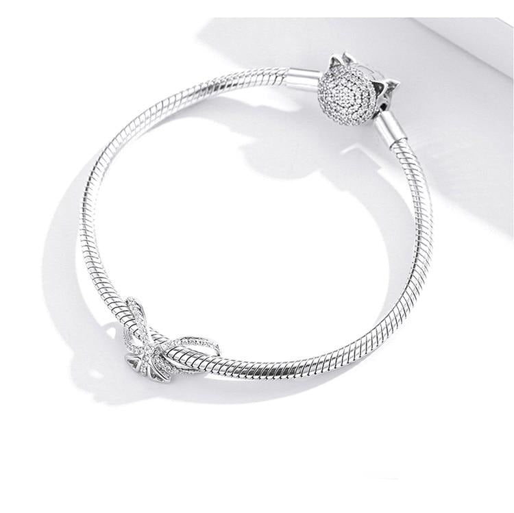 Infinity Butterfly Charm | CZ