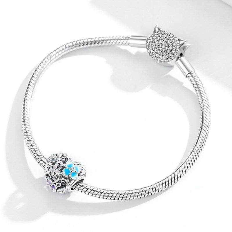 Garden Heart Charm | CZ EN