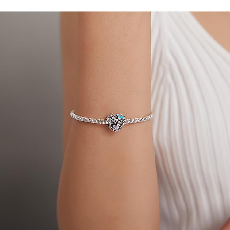 Garden Heart Charm | CZ EN