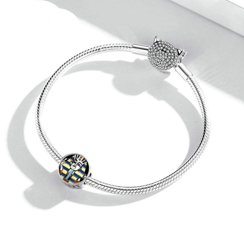 Pharaoh Round Charm | CZ EN