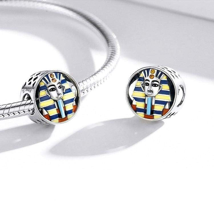 Pharaoh Round Charm | CZ EN