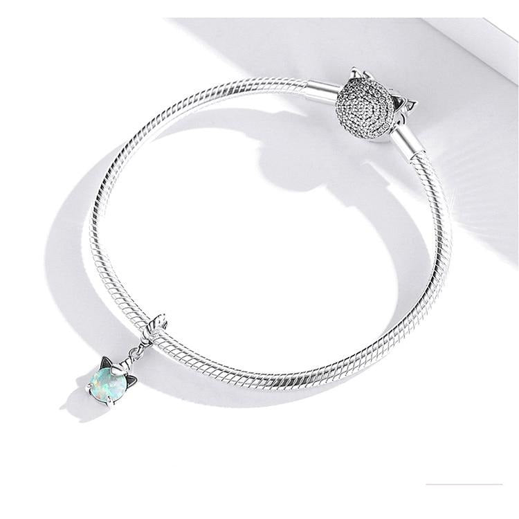 Petite Opal Unicorn Dangle Charm