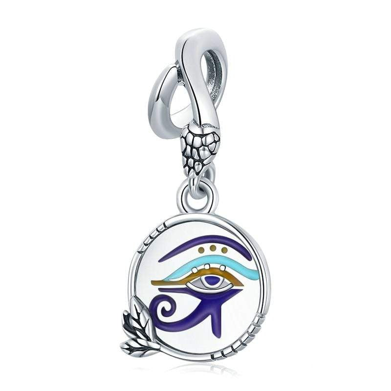 CharmSA Eye Of Horus Egyptian Dangle Charm Fits Pandora