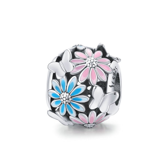 Floral Round Charm | EN