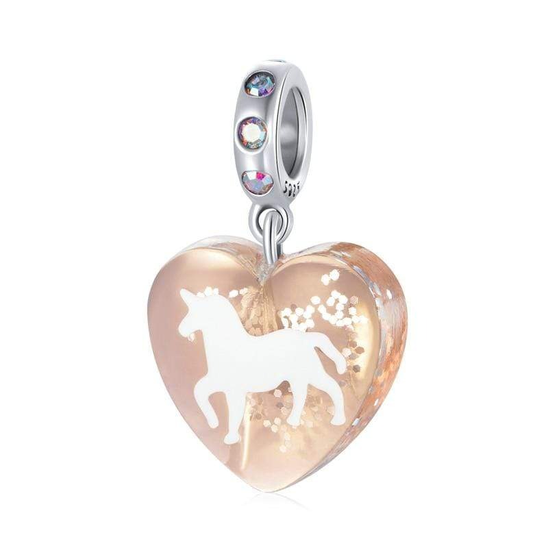 Unicorn Dangle Charm | CZ