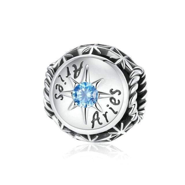 Zodiac Sign & Birthstone Charm | CZ