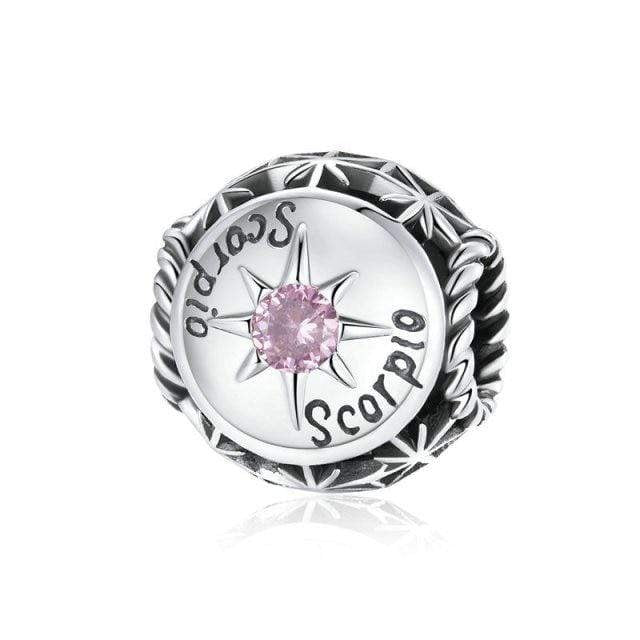 Zodiac Sign & Birthstone Charm | CZ