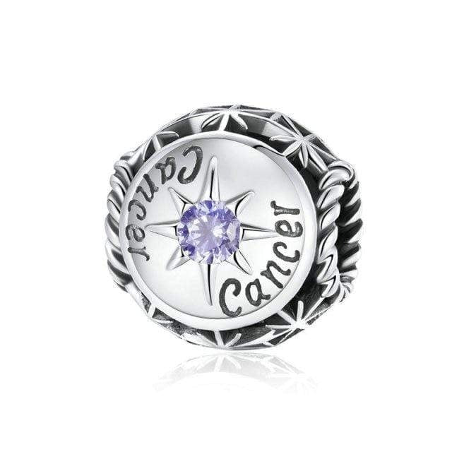 Zodiac Sign & Birthstone Charm | CZ