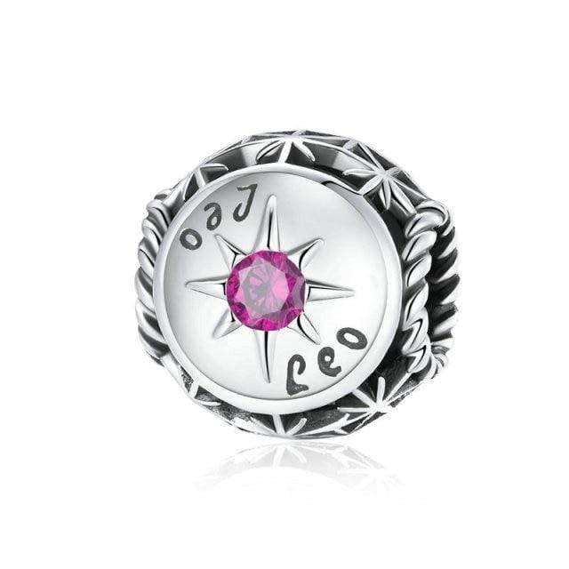 Zodiac Sign & Birthstone Charm | CZ