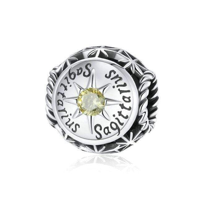 Zodiac Sign & Birthstone Charm | CZ