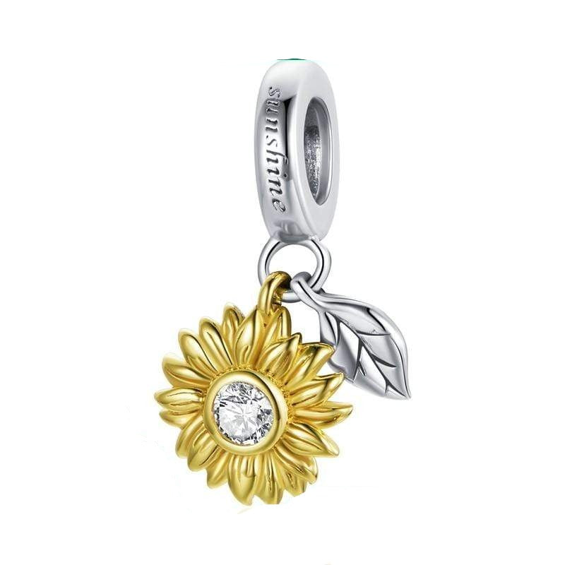 Sunflower Dangle Charm | GP CZ