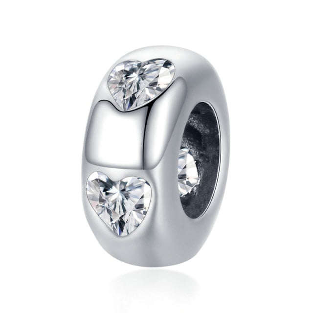 Dazzling Heart Spacer | CZ