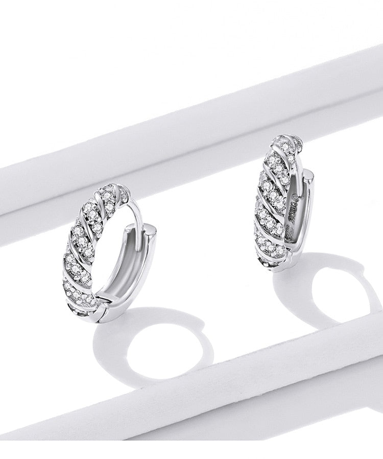 Dazzling Hoop Earrings