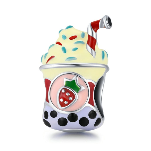 Strawberry Milkshake Charm | EN