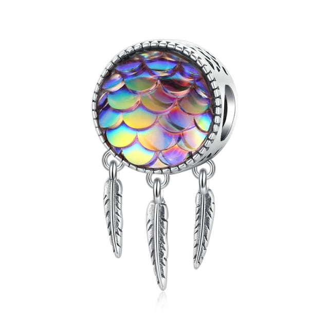 Mermaid Scales Dream Catcher Dangle Charm