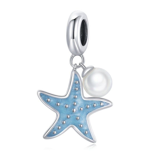 Starfish &amp; Pearl Dangle Charm | EN