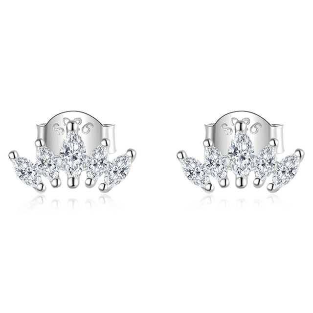 Crown Stud Earrings